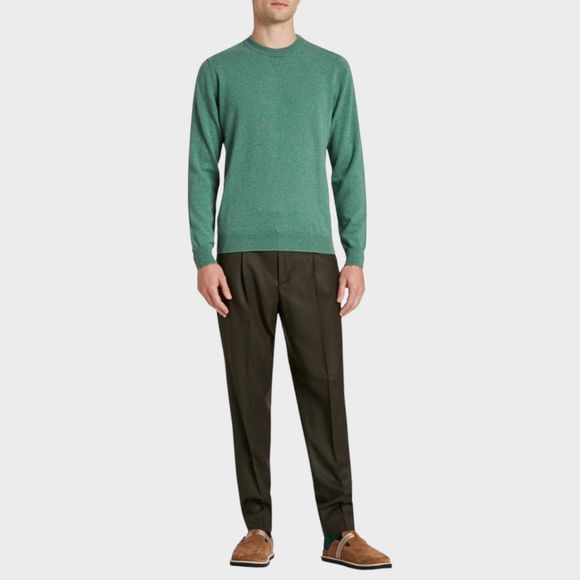 Paul Smith Other - $616 PAUL SMITH 100% CASHMERE Green Crewneck Long Sleeve Sweater Mens Size M